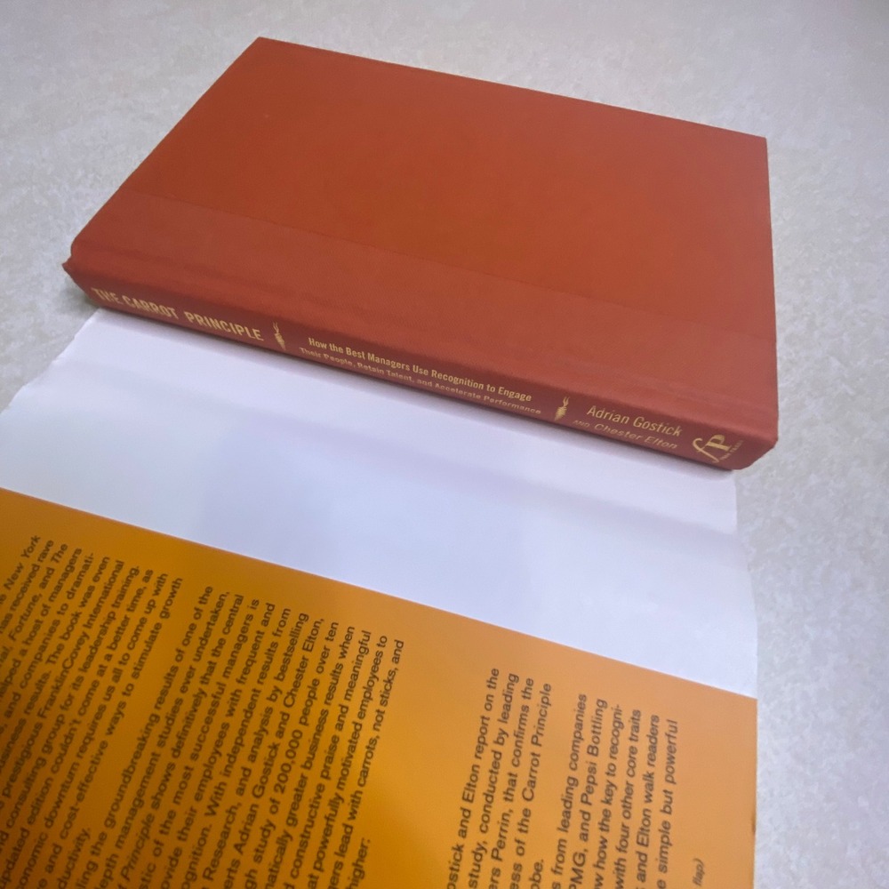 The Carrot Principle Hardcover Orange Business Leadership Book Management Growth - Picture 5 of 8